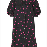 Havana Dress Black Dot