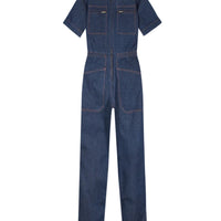Danny Short Sleeve Boilersuit Raw Denim