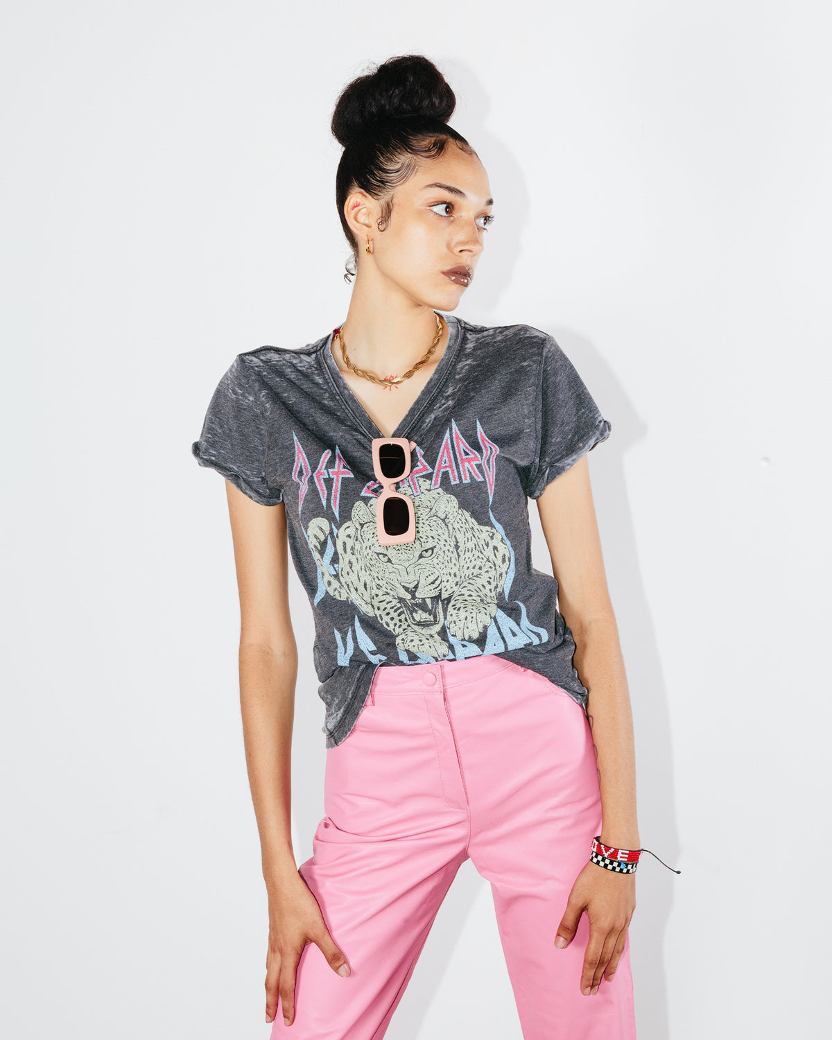 Def Leppard Love Bites Distressed Tee