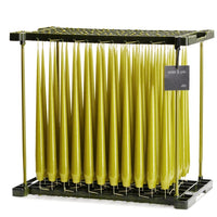 Hand-Dipped Lacquer Taper Candles, Pair