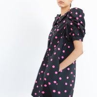 Havana Dress Black Dot