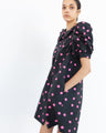 Havana Dress Black Dot