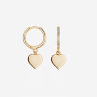 Heart Huggie Earring