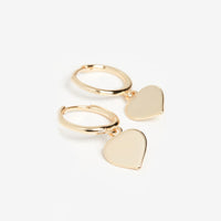 Heart Huggie Earring