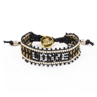 Taj LOVE Bracelet Black & White