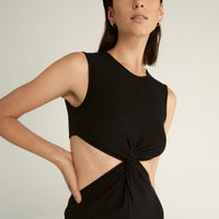 Once Around Tank Dress Black