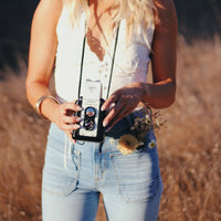 Wanderer High Rise Flare in Gracie Wash