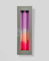 Dip Dye Neon Candles Plum Mousse