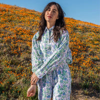 Unisex Shorts in Violet & Mint