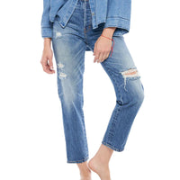 Straight Fit Jeans Indigo Wash