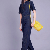 Danny Short Sleeve Boilersuit Raw Denim