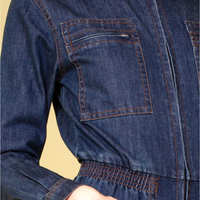 Danny Longsleeve Boilersuit Indigo