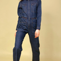 Danny Longsleeve Boilersuit Indigo