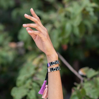 LOVE Atitlan Bracelets Black and Neutral