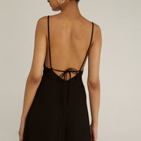 Ring Out Slip Dress Black
