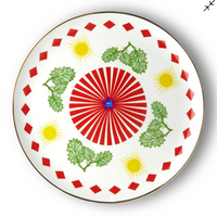 Leaves Round Platter