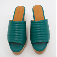 Open Toe Ribbed Clog, Cypress