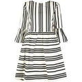 Alice&Olivia Black/White Striped Dress - size S