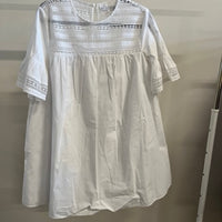 English Factory White Cotton Dress - size M