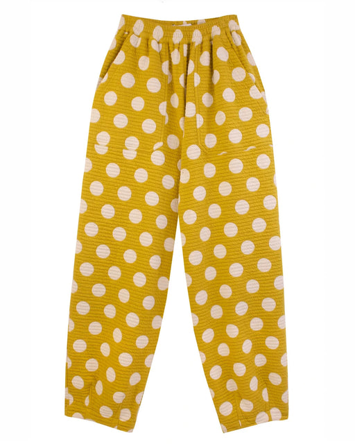 Jameson Trouser Polka Dot Chartreuse