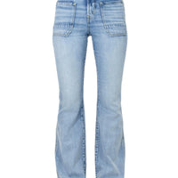 Wanderer High Rise Flare in Gracie Wash