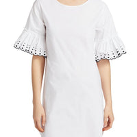 See by Chloe- White Cotton short Dress - size M
