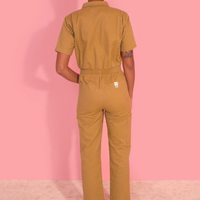 Danny Boilersuit Short-Sleeve Saffron