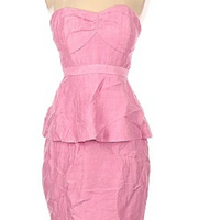 Tracey Reese Pink strapless dress - size XS