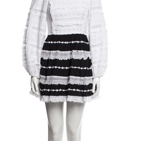 Ulla Johnson Black/White Lace mini Dress- size S