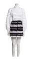 Ulla Johnson Black/White Lace mini Dress- size S